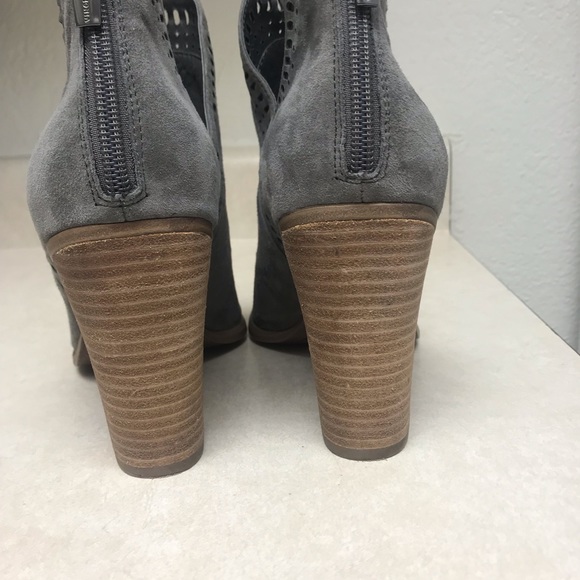 Vince Camuto- Fileana Gray Suede Booties - Picture 10 of 10